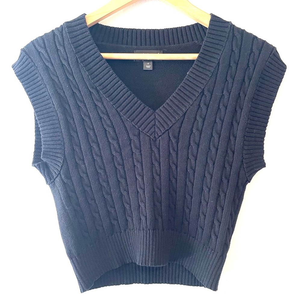 Say What? Women's Black‎ V-Neck Sweater